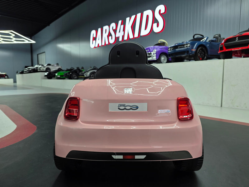 Fiat 500 12V elbil til børn – pink
