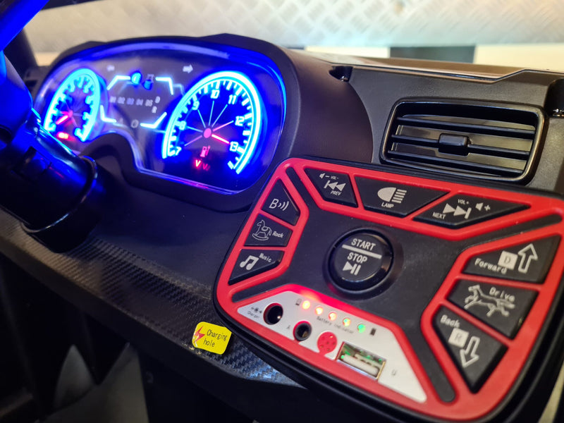 Børnebuggy 12V – grøn
