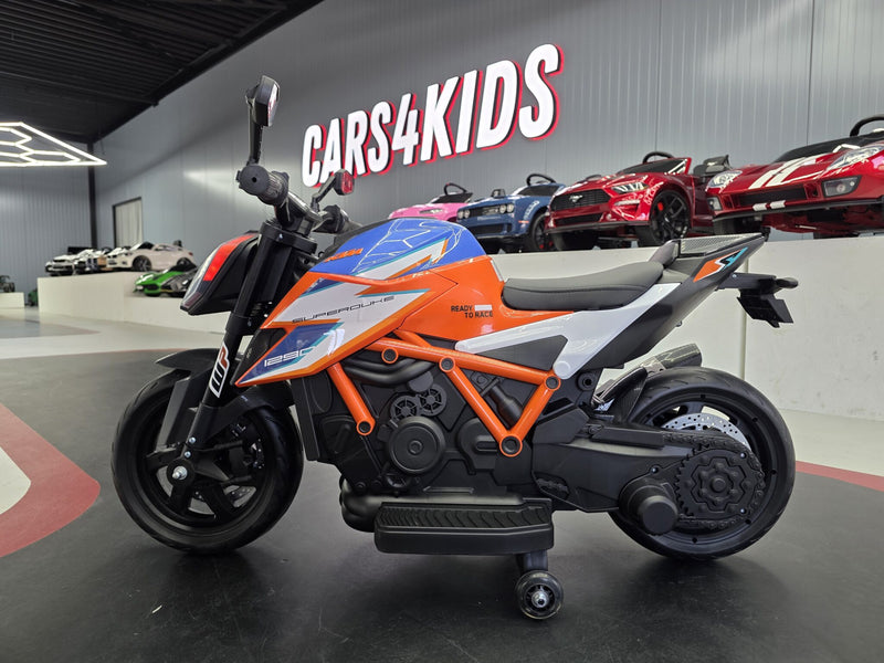 KTM 1290 Super Duke 12V elmotorcykel til børn