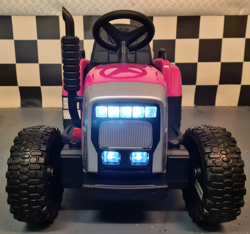 Børnetraktor 12V med anhænger