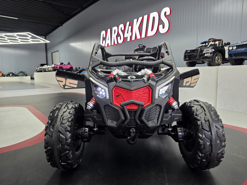 Can-Am Maverick 24V børnebuggy – 2 personer, khaki