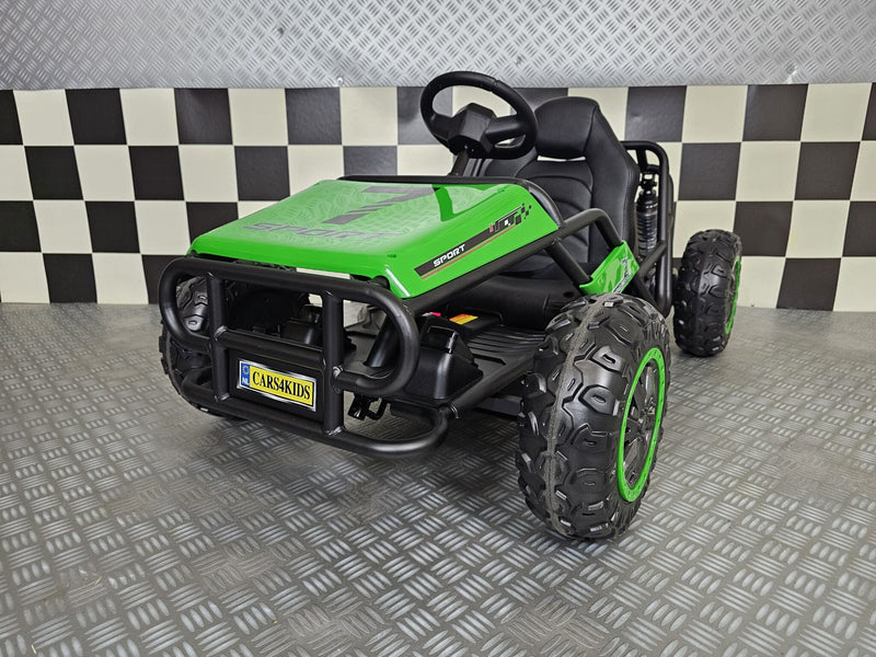 Spark 24V børnebuggy – grøn