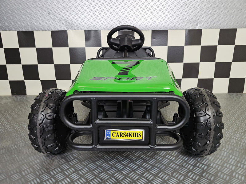 Spark 24V børnebuggy – grøn