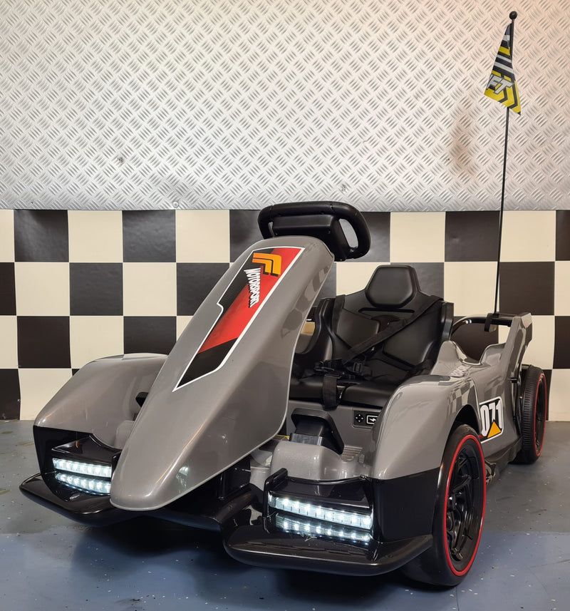 Formel 1-gokart 24V til børn med fjernbetjening
