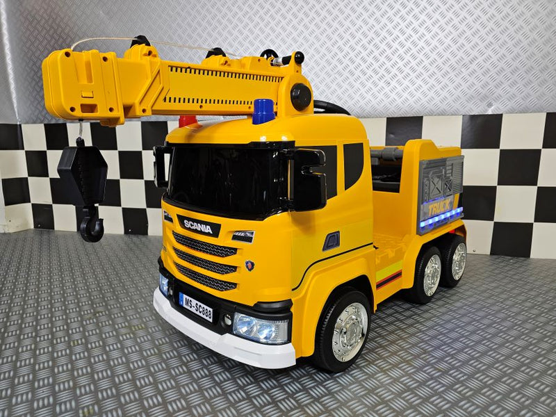 Scania kranbil 12V elbil til børn