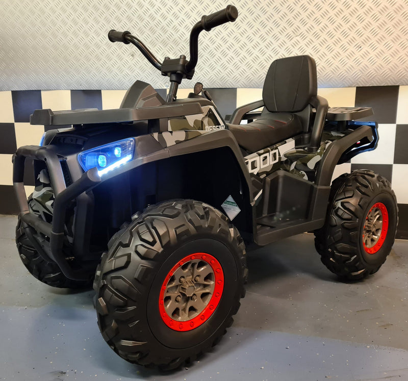 Desert 12V børnequad – camouflagegrøn