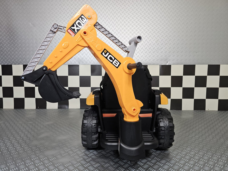 JCB Sitemaster 12V børnetraktor med skovl