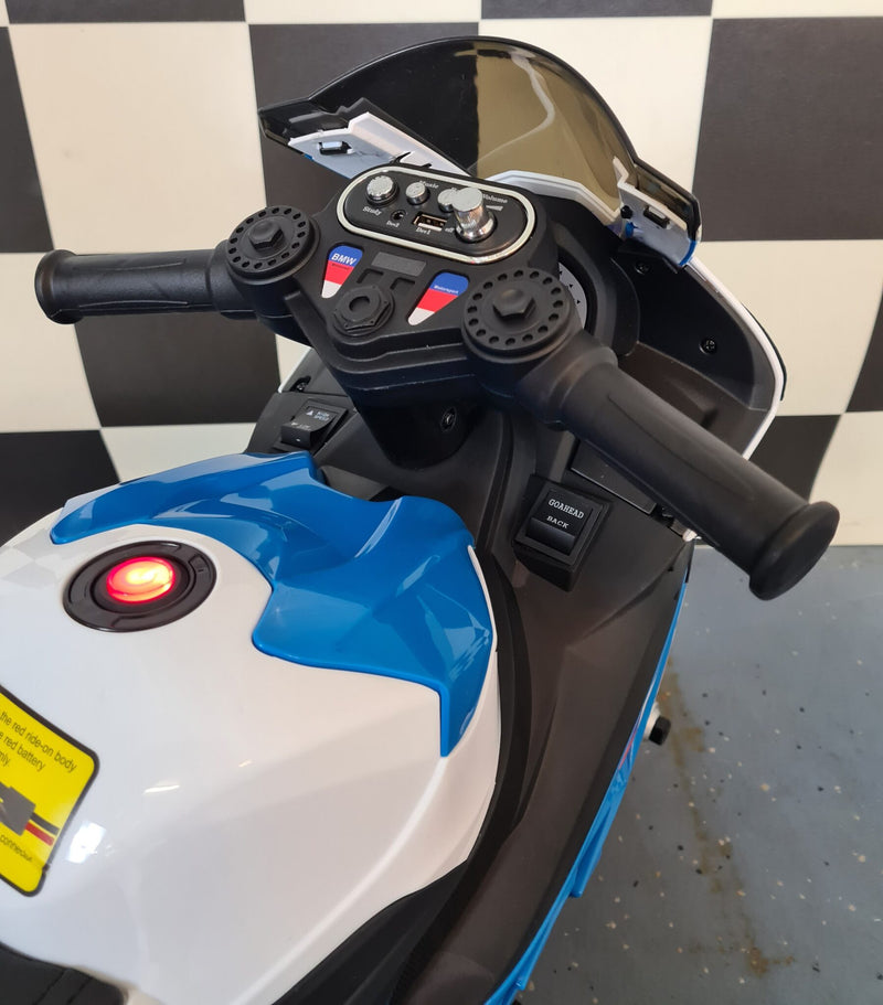 BMW HP4 12V børnetrike – blå