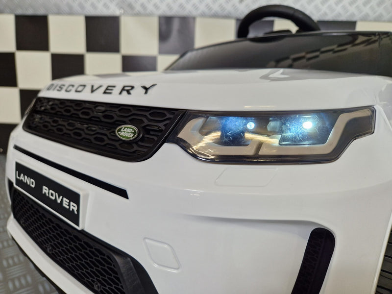 Land Rover Discovery 12V elbil til børn – hvid