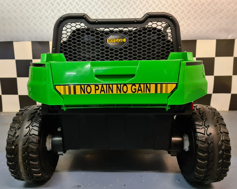 Farmer Truck 4x4 12V elbil til børn med fjernbetjening – 2 personer