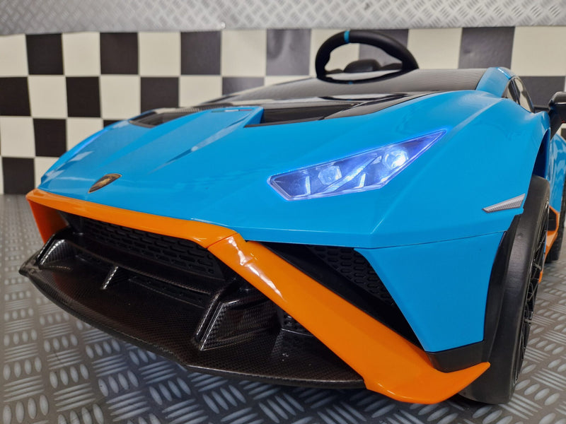 Lamborghini Huracán STO 12V drift-elbil til børn