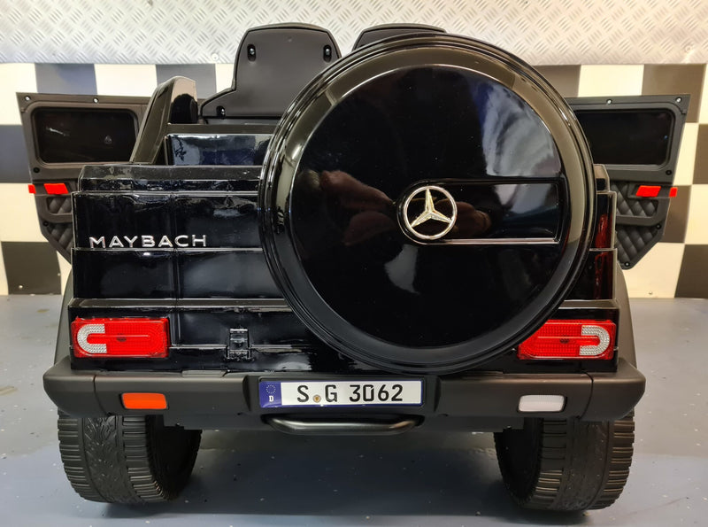 Mercedes-Maybach G650 12V elbil til børn – metallic sort
