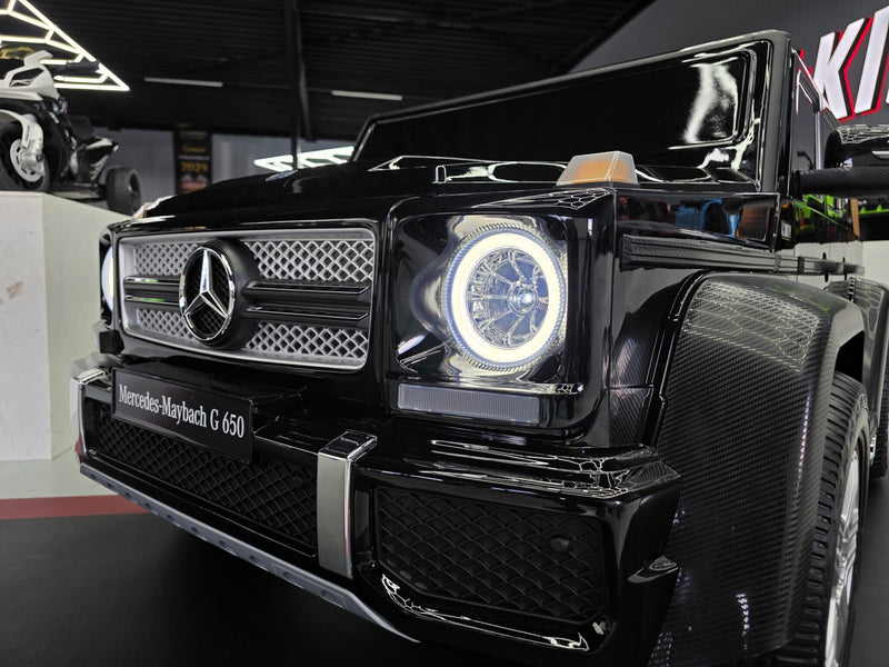 Mercedes-Benz Maybach G650 XXL 24V elbil til børn med MP4-skærm – 2 personer