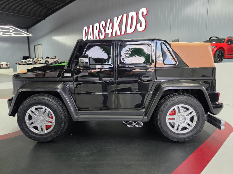 Mercedes-Benz Maybach G650 XXL 24V elbil til børn med MP4-skærm – 2 personer