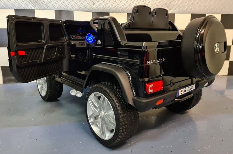 Mercedes-Maybach G650 12V elbil til børn – metallic sort