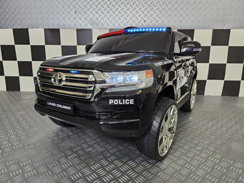Toyota Land Cruiser politibil 24V elbil til børn