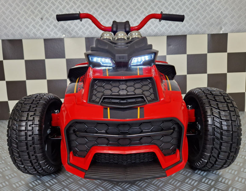 Spyder 12V elmotorcykel til børn – rød