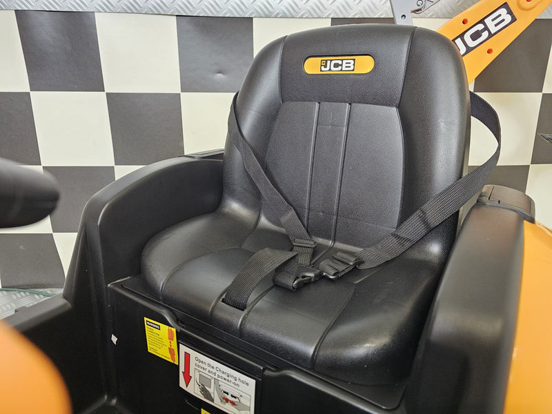 JCB Sitemaster 12V børnetraktor med skovl