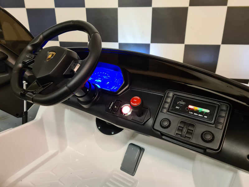 Lamborghini Aventador 24V drift-elbil til børn – 2 personer