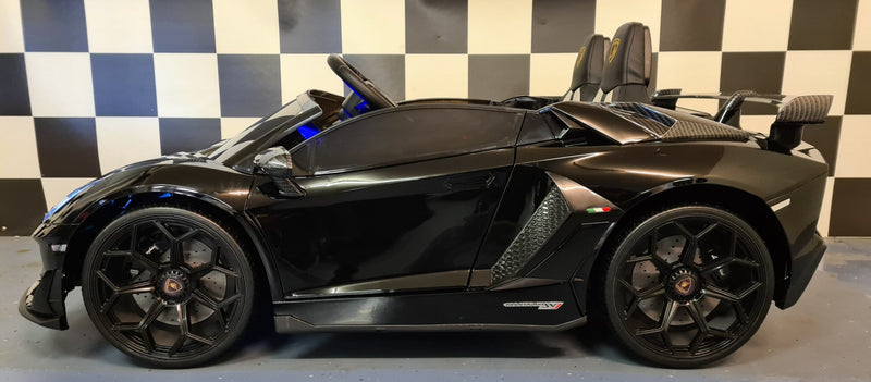 Lamborghini Aventador 24V drift-elbil til børn – 2 personer