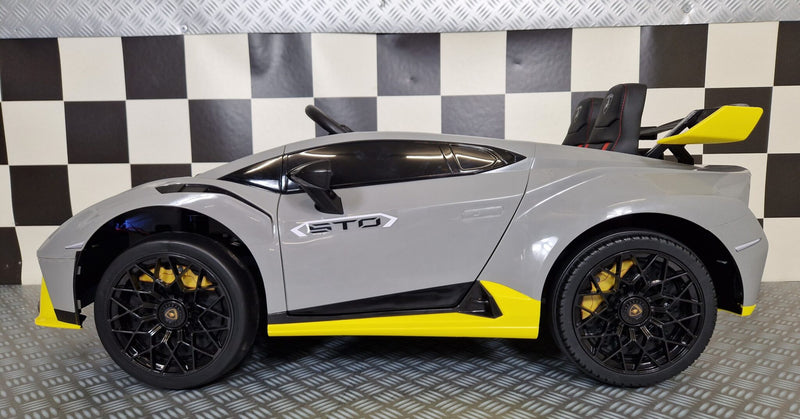 Lamborghini Huracán STO 12V drift-elbil til børn