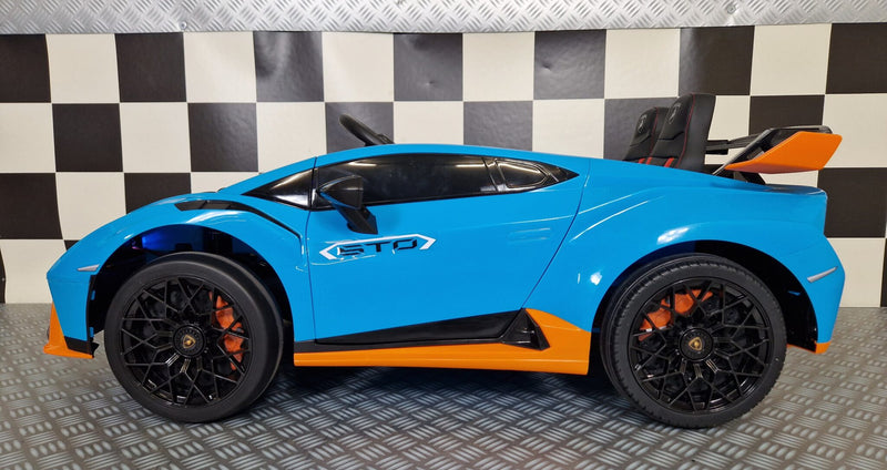 Lamborghini Huracán STO 12V drift-elbil til børn