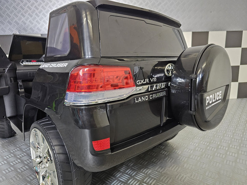 Toyota Land Cruiser politibil 24V elbil til børn