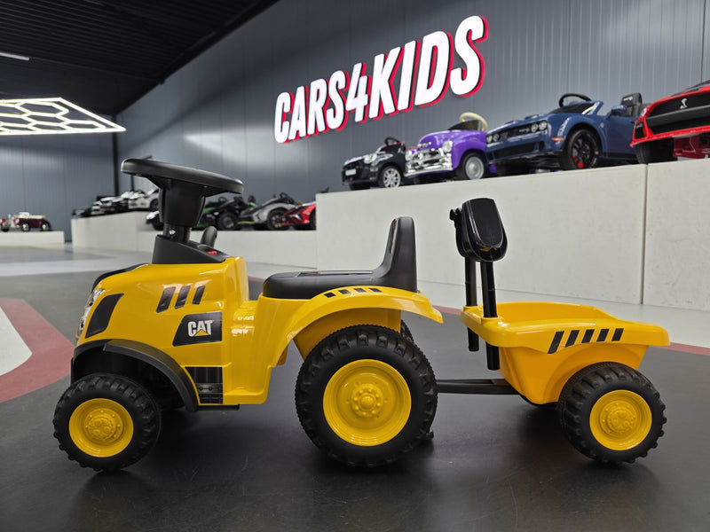 Caterpillar gåbil med anhænger til børn