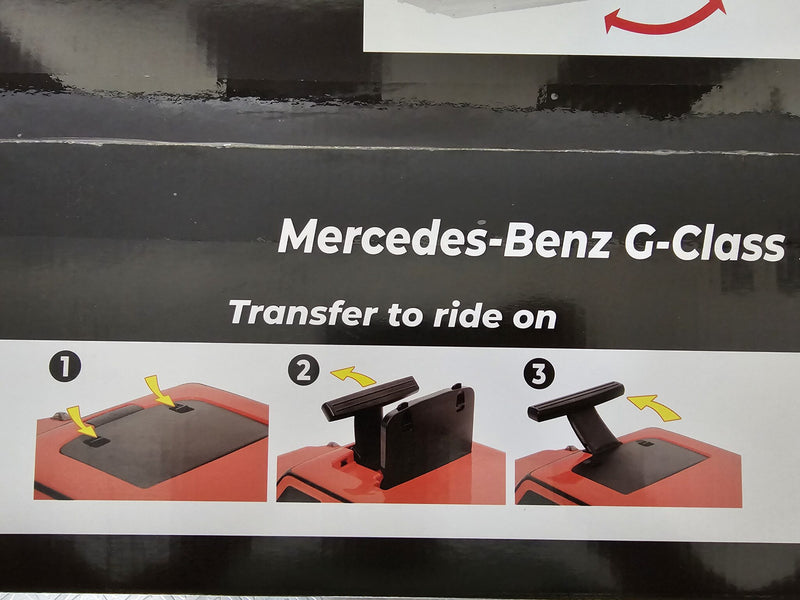 Mercedes-Benz rejsekuffert og gåbil i ét til børn