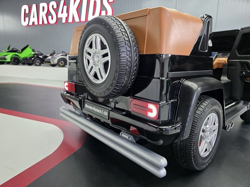 Mercedes-Benz Maybach G650 XXL 24V elbil til børn med MP4-skærm – 2 personer