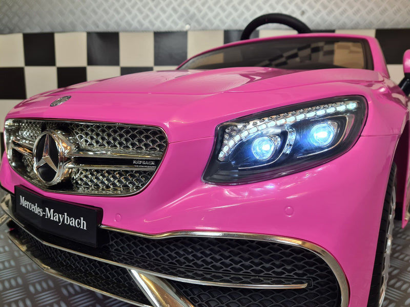Mercedes-Maybach S650 12V elbil til børn – pink