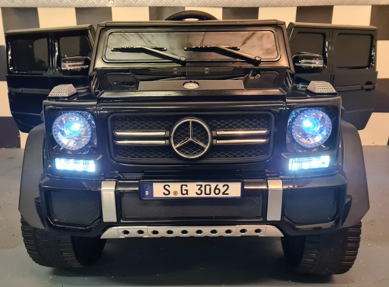 Mercedes-Maybach G650 12V elbil til børn – metallic sort
