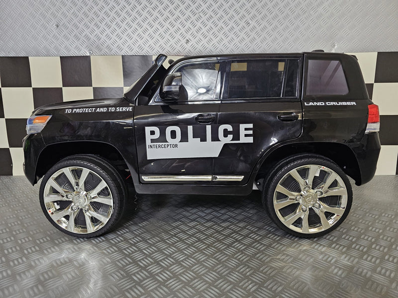 Toyota Land Cruiser politibil 24V elbil til børn