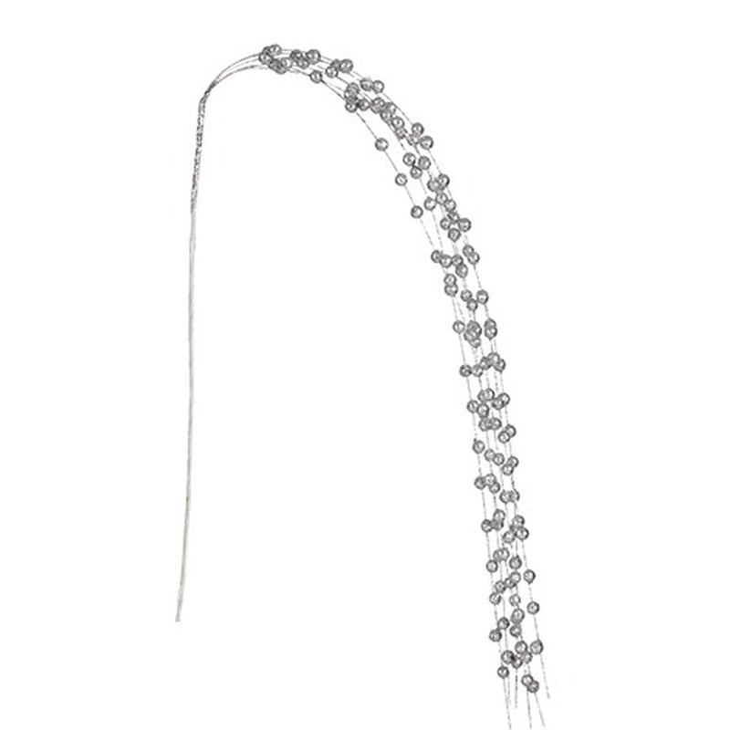 Gren Krist+ Sølvfarvet Bolde 140 cm (12 enheder)