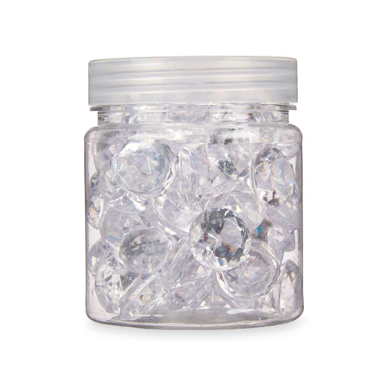 Dekorative sten Gift Decor Gennemsigtig 150 g Diamant (16 enheder)