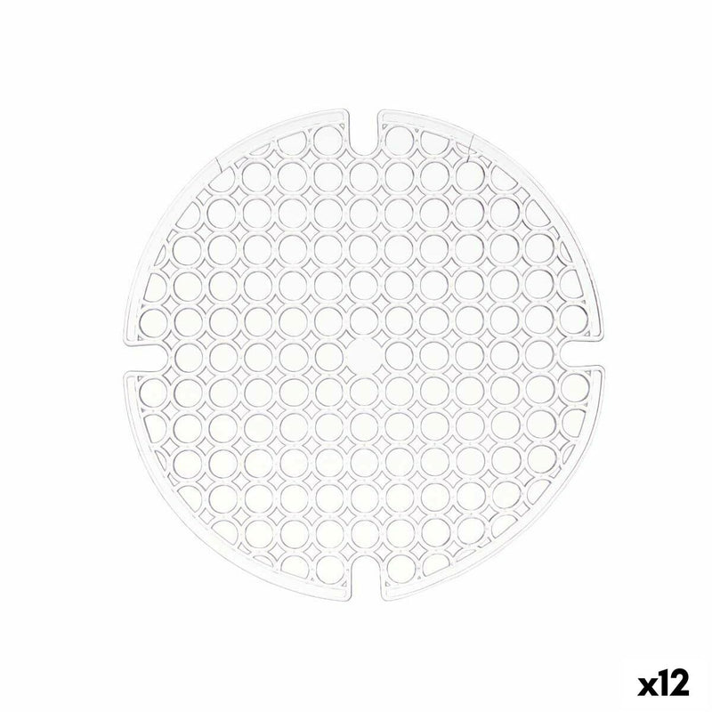 Skridsikker Måtte Kinvara Gennemsigtig Plastik 29 x 0,1 x 29 cm Vask (12 enheder)