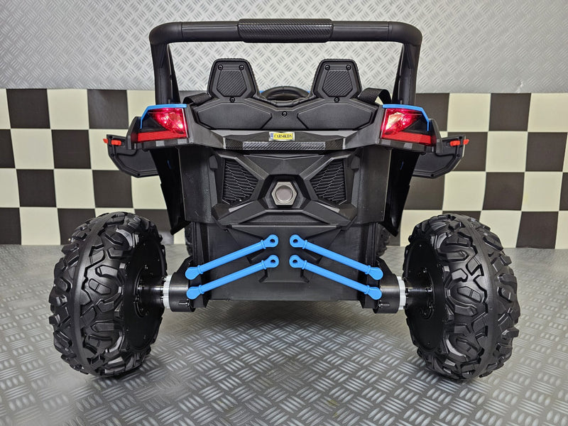 Børnebuggy 12V med fjernbetjening – blå