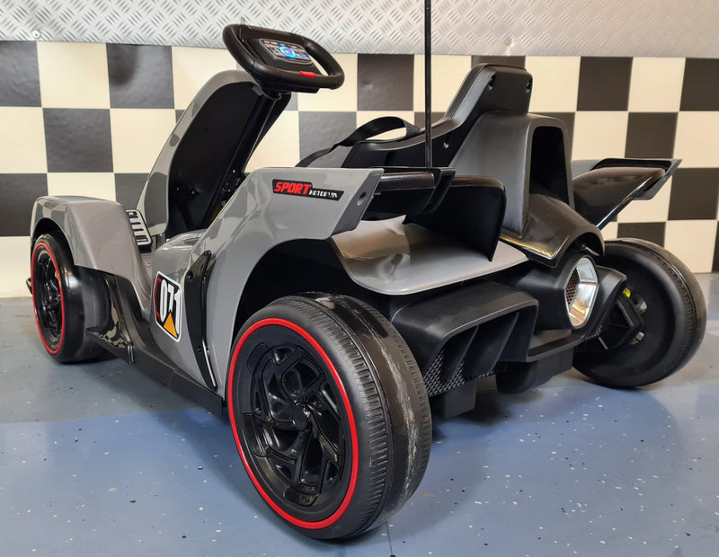 Formel 1-gokart 24V til børn med fjernbetjening