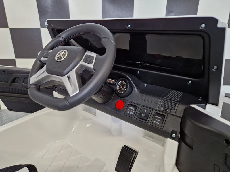 Mercedes-AMG G63 6x6 12V elbil til børn – hvid