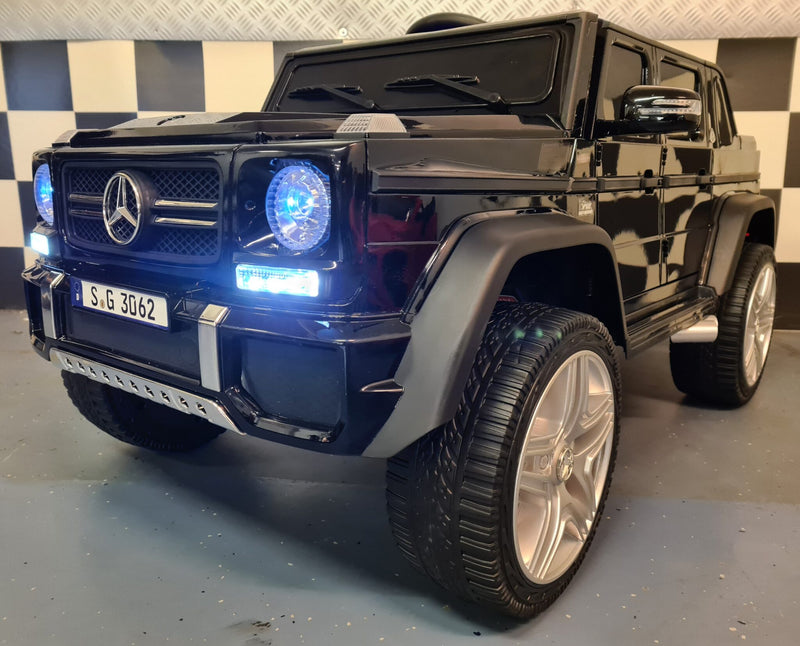 Mercedes-Maybach G650 12V elbil til børn – metallic sort