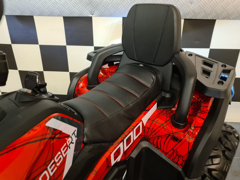 Spider 12V børnequad – rød