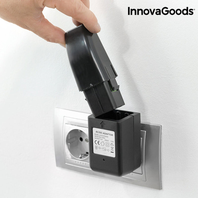 InnovaGoods Rektangulær Elektrisk Fejekost 7.2 V 700 mAh Sort Grå
