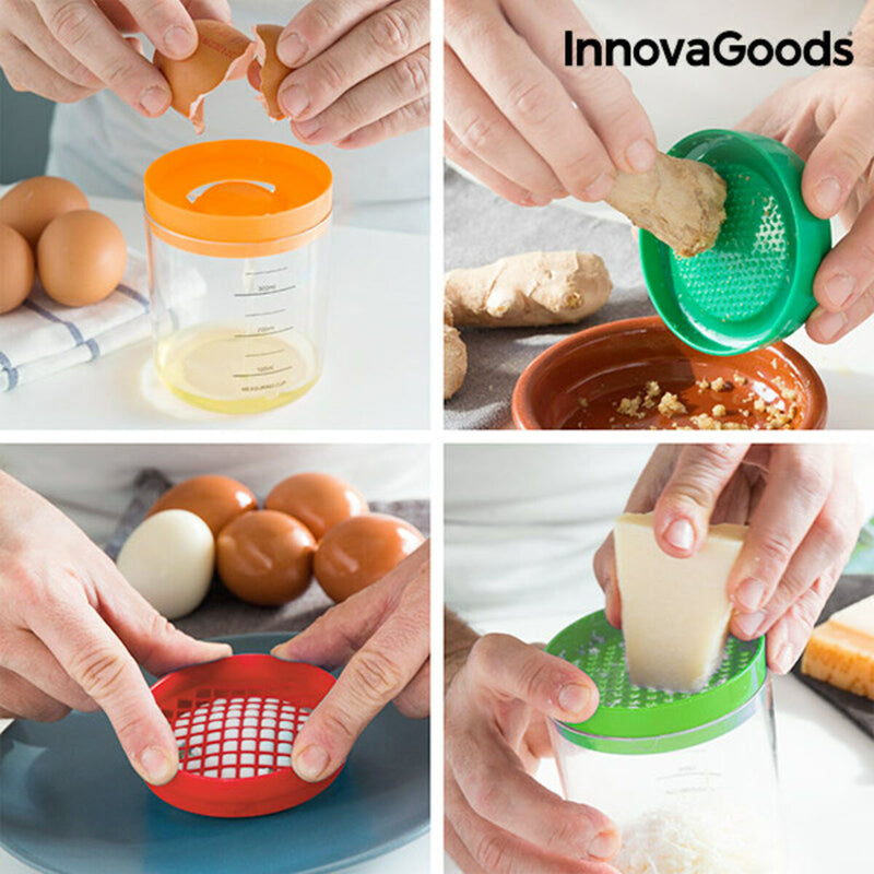 InnovaGoods Flaske Med Køkkenredskaber 8 i 1 (8 Dele)