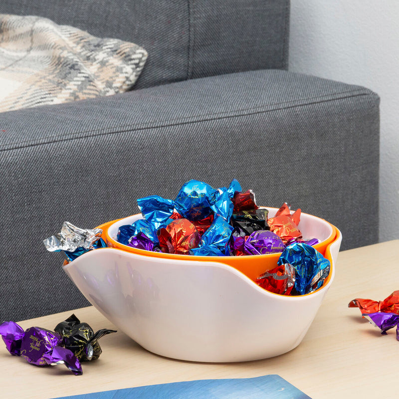 2-i-1 Snackskål InnovaGoods 2 Dele