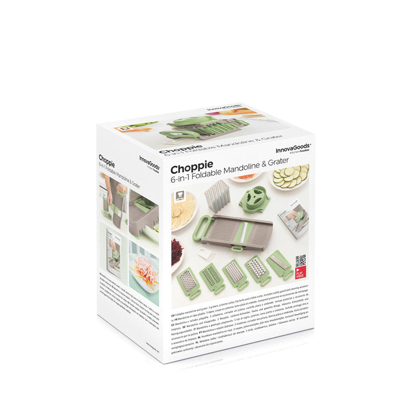 6-i-1 sammenfoldelig mandolin rivejern Choppie InnovaGoods