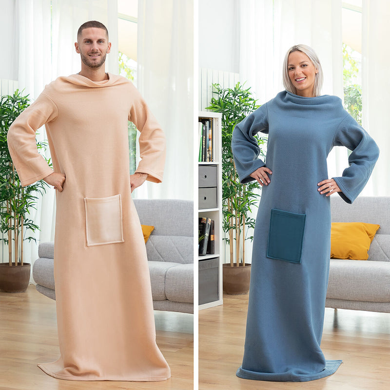 Enkelt krammetæppe med centreret lomme Faboulazy InnovaGoods