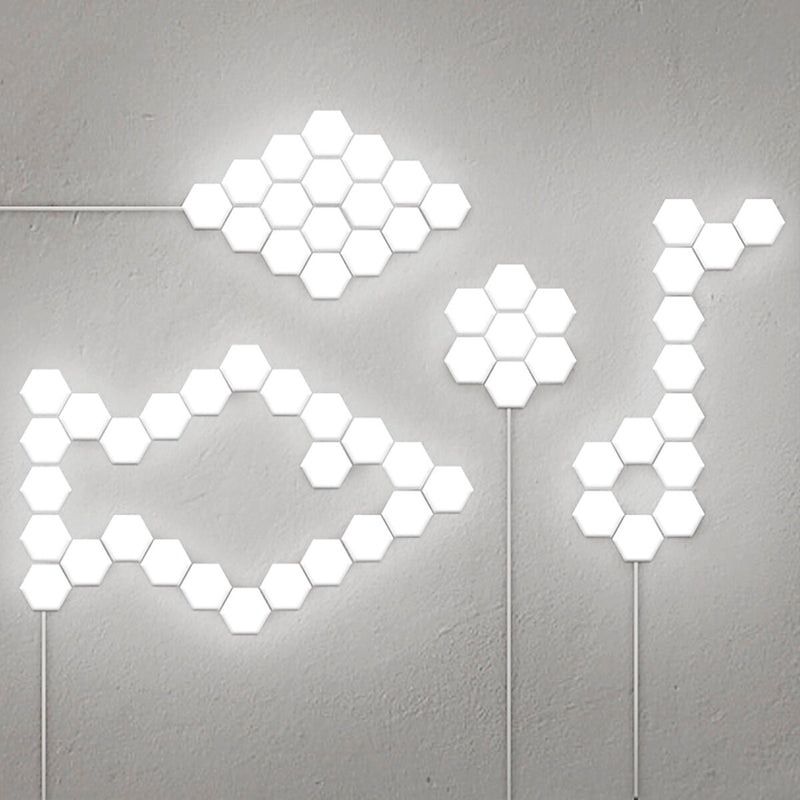 Sæt med Modulære magnetiske og touch LED-paneler Tilight InnovaGoods (Pakke med 3)