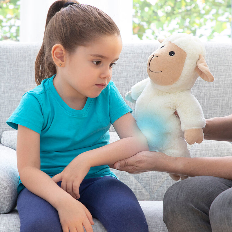 Plysbamse får med varme og kuldeeffekt Wooly InnovaGoods