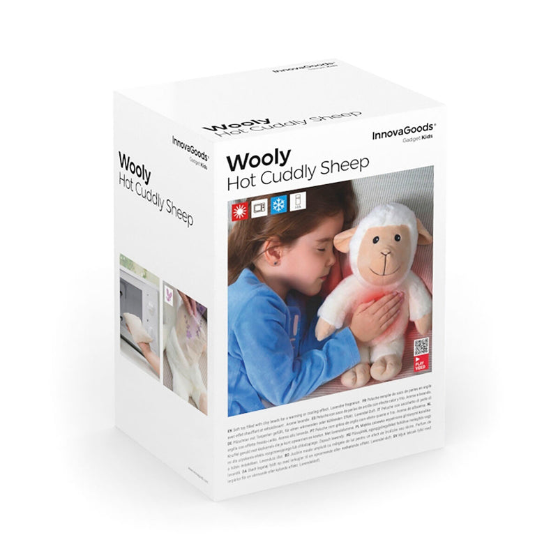 Plysbamse får med varme og kuldeeffekt Wooly InnovaGoods