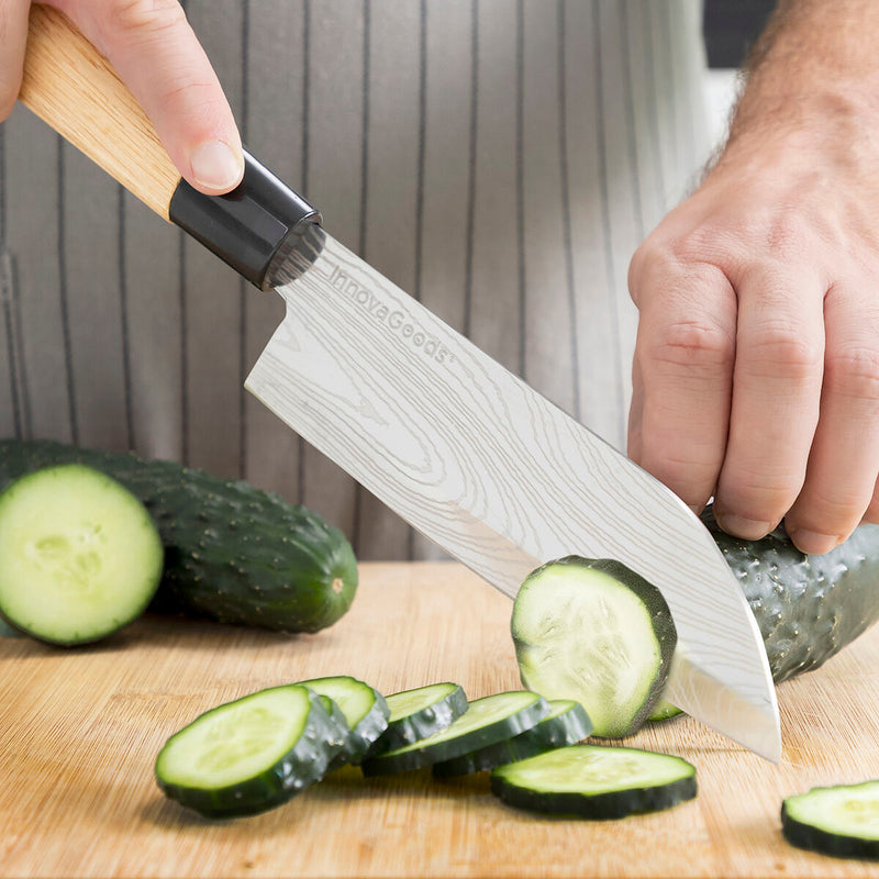 Sæt med knive med professionel bæretaske Damas·Q InnovaGoods